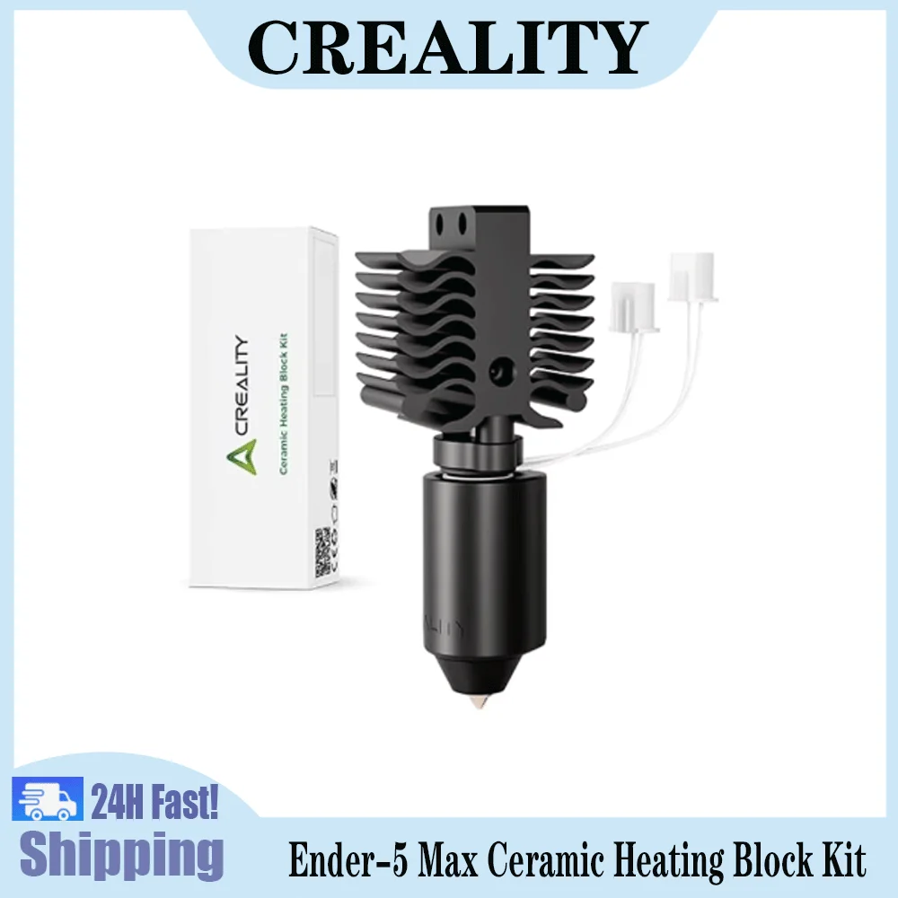 

Creality Ender 5 Max Ceramic Heating Block Kit High Thermal Conductivity, High Flow Printing, 300°C Temperature Resistance,