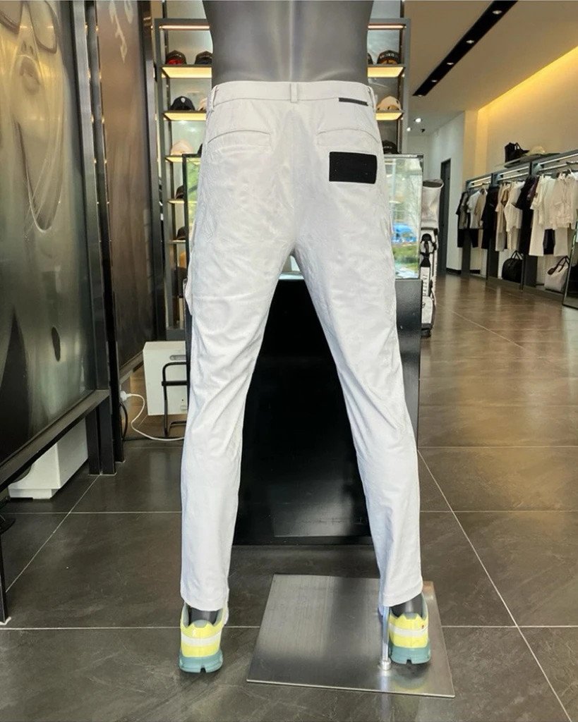 2024 Summer Men's Golf Pants New Versatile Casual Comfortable Breathable Man Golf Trousers  Outdoor Sports