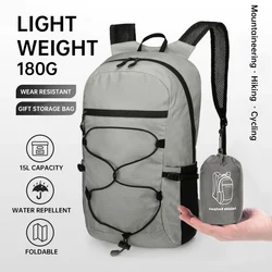 Outdoor Hiking Ultralight Foldable Bag Waterproof Travel Bag Portable Small Women's Camping Backpack