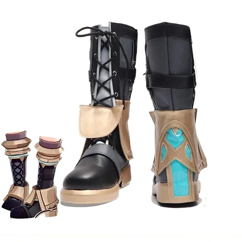 2025 aaa аниме ботинки для косплея Genshin Impact Freminet обувь по индивидуальному заказу для Хэллоуина для мужчин и женщин