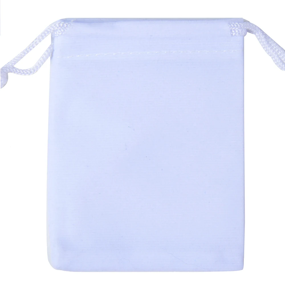 15pcs/Lot 9x12cm Jewelry Keychain Packaging Drawstring Velvet Bag for Promotion Gift