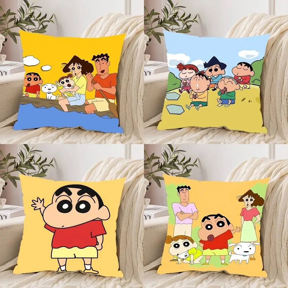 

Cartoon C-Cryon S-Shin-Chan Pillow Case Pillow Cover Decorative Pillowcase Ornamental Pillows For Living Room Sofa Cushion