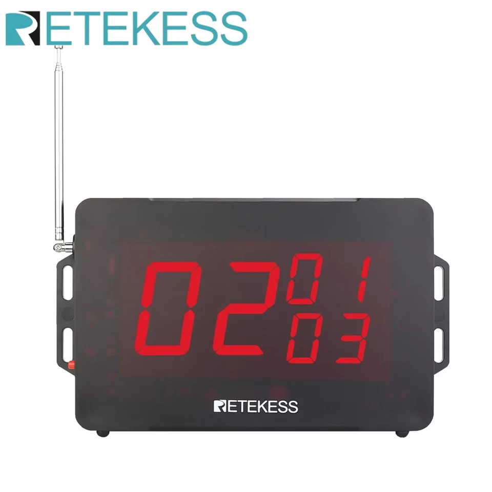 RETEKESS TD163 Restaurant Wireless Calling Pager System Host Voice Reporting Broadcast Display Receiver For Cafe Bar Club Hotel