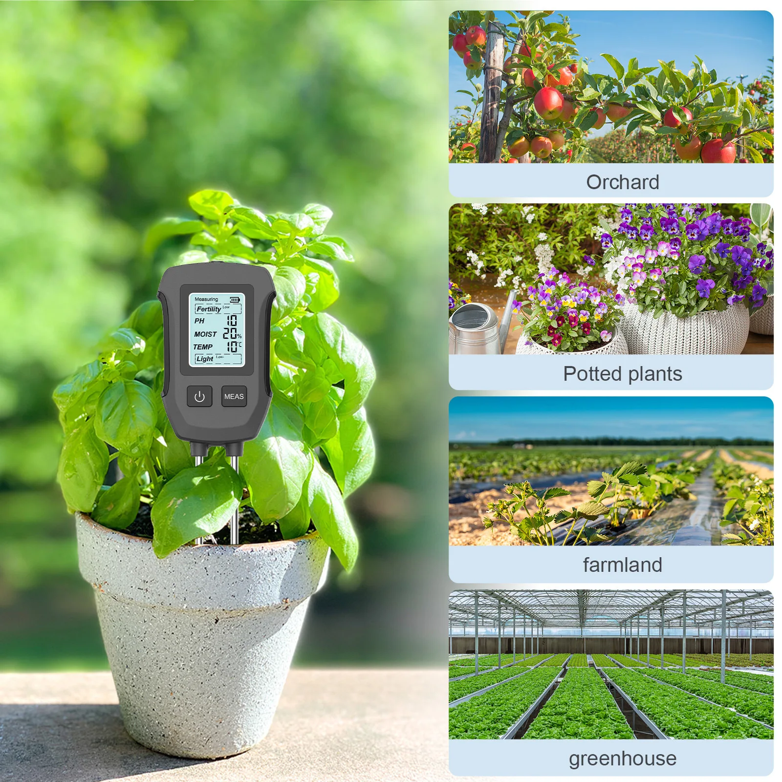 Schermweergave 5-in-1 bodemdet - Soil Ph Meter recensie en prijs