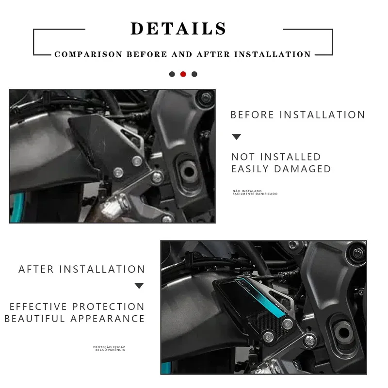 Suitable for Yamaha MT09 2024 accessories 3D epoxy resin stickers anti slip protection sticker kit decals suitable for MT 09/SP