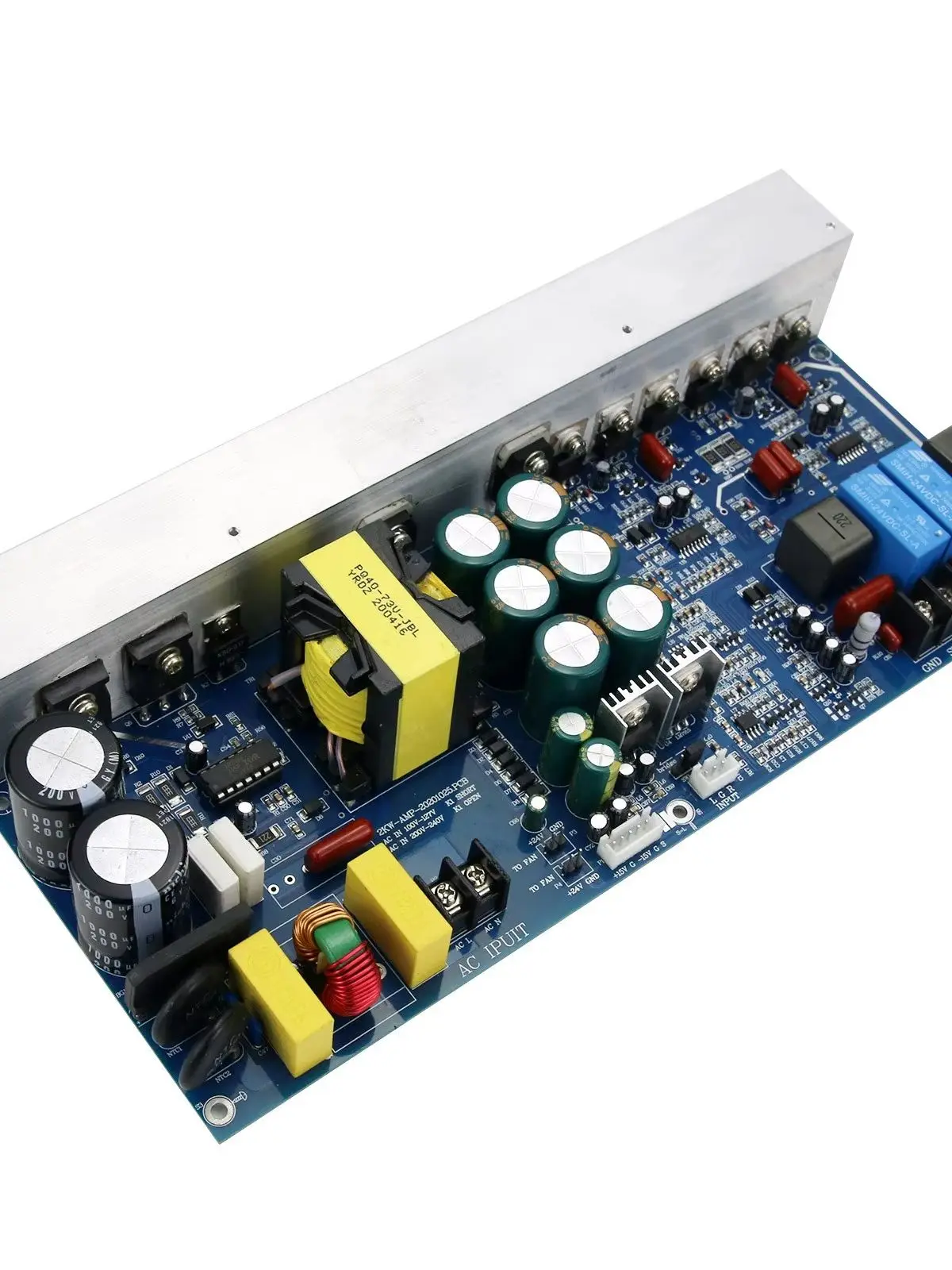HiFiAMP 1000W Digitaler Verstärker-Board Stereo 2-Kanal Leistungsverstärker-Board 500W+500W mit Schaltnetzteil