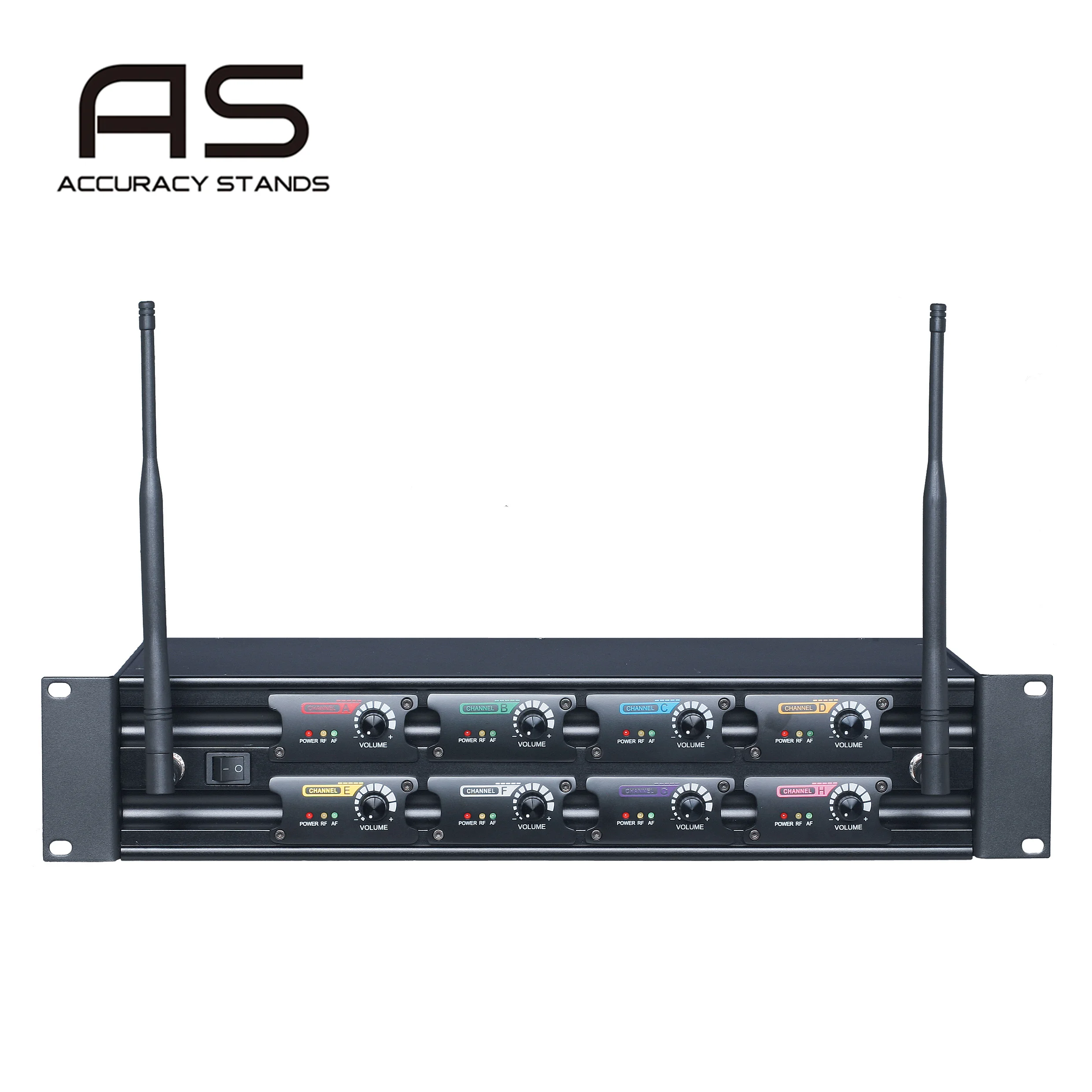 Accuracy Pro Audio Sound Card UHF-808 Professional 8 Channels Handheld UHF Wireless Karaoke Microphone For Living Singing