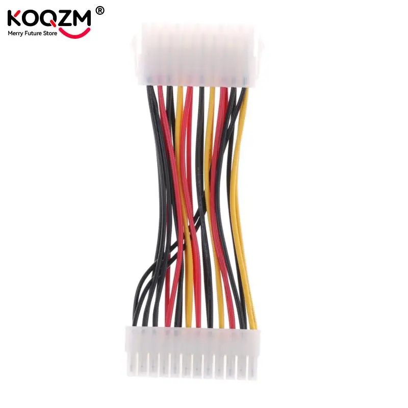 1Pc Plastic 20 Pin to 24 Pin Connector Adapter Cable 14cm 20-Pin Male To 24-Pin Female Adapter Cable for ATX PSU to Mini HP