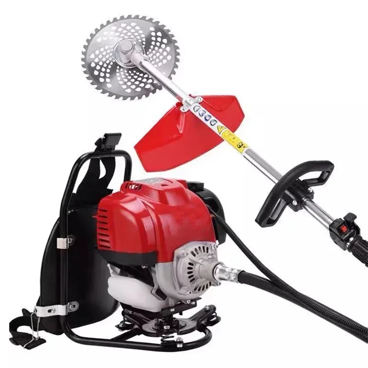 Desbrozadora de gasolina con motor de olina y mango plegable de 4 tiempos, cortadora de capullos de césped para jardín