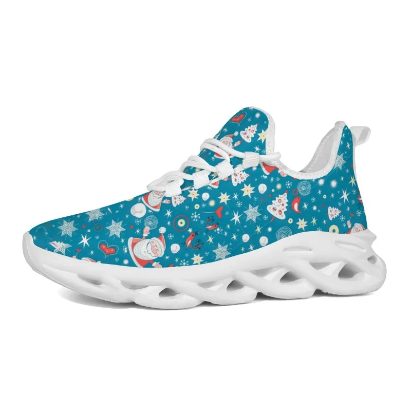 

Women Men Sneakers Christmas Shoes Mesh Breathable Running Sports Shoes Lace Up Women Sneaker Men's Shoe Women's Casual Sneakers