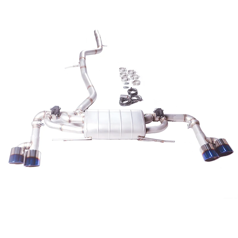 

[Custom product] For 16-19 Audi Q7 2.0T Catback 304 stainless steel high performance adjustable exhaust system silencer
