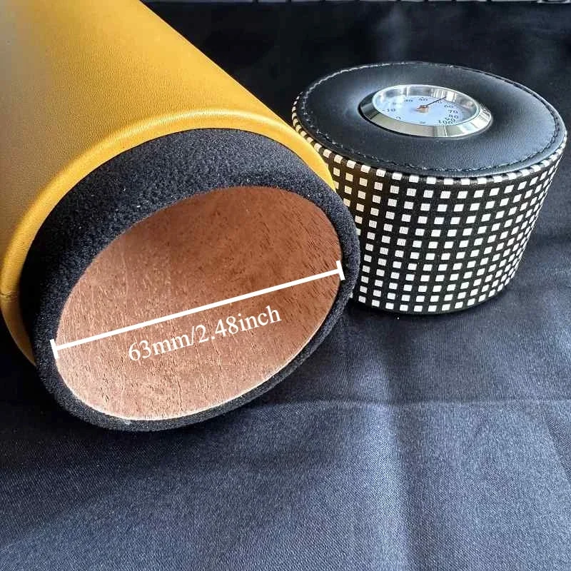 

Кожаный дорожный хьюмидор, коробка для сигар, кедровое дерево, портативный чехол для сигар, увлажнитель, коробка для гигрометра, аксессуары для сигар, подходят для 5 сигар 17