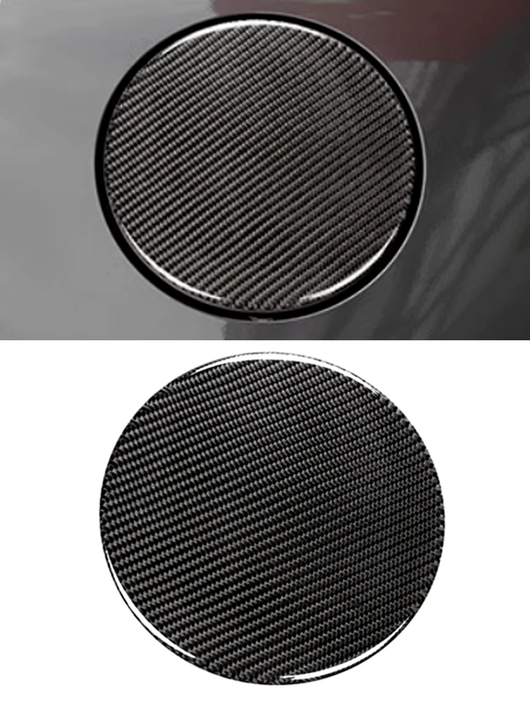 For Mazda 3 AXELA 2020-2023 Car Exterior Oil Fuel Cap Cover Trim Sticker Carbon Fiber