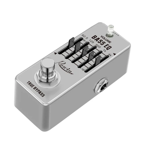 Imagen 2 del producto Rowin-pedales ECUALIZADOR DE 5 bandas para LEF-317B, Pedal EQ de bajo con gráfico de 5 bandas, Mini tamaño True Bypass