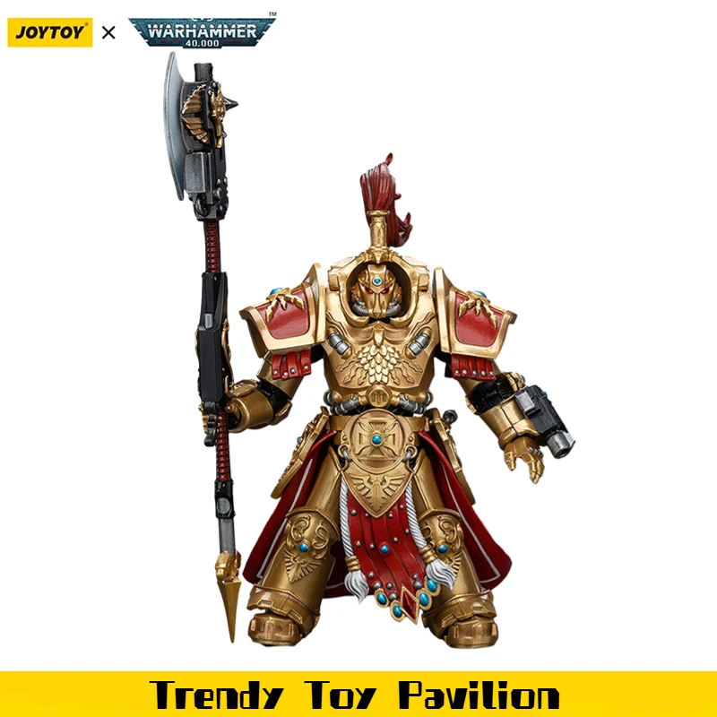 

【JOYTOY】Warhammer 40K Название продукта: Adeptus Custodes Allarus Custodian с Castellan Axe 1/18 Фигурка Игрушка аниме