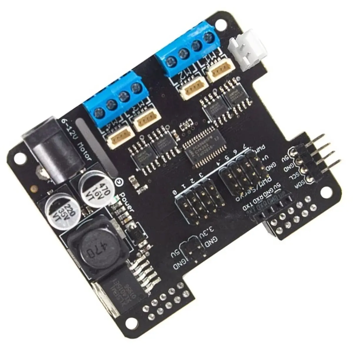 Stepper Motor HAT for 3 Motor Stepper Motor Driver Servo Robot Expansion Board