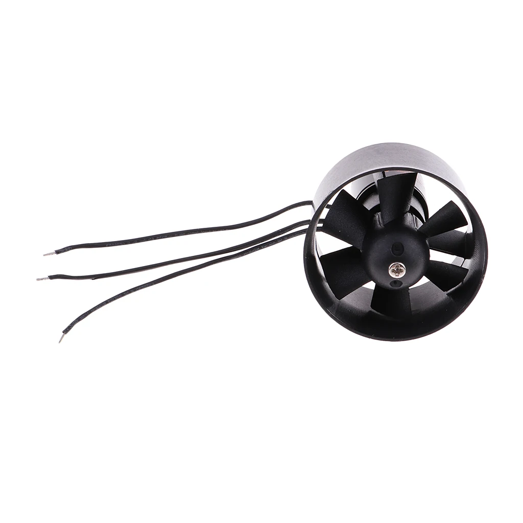 RC Helicopter Parts High Efficiency Brushless Motor Ducted Fan for Electric RC Airplane Accessories 12V Motor