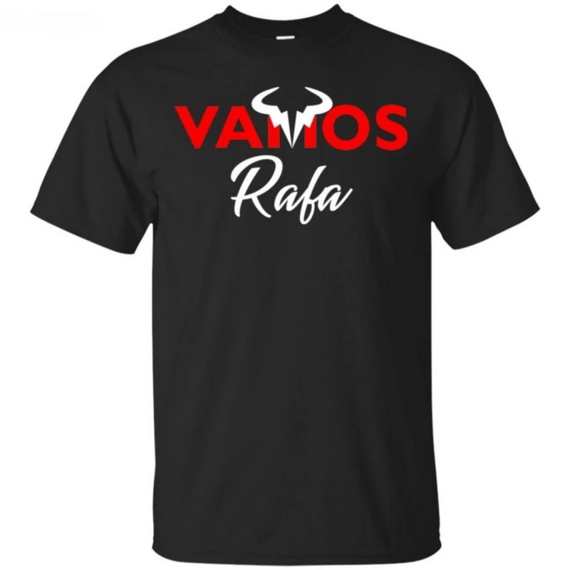 Vamos Rafa Rafael Nadal Tennis Star Favorite Player Fan Tops Tee T Shirt For Men Women T-Shirt Big Tall