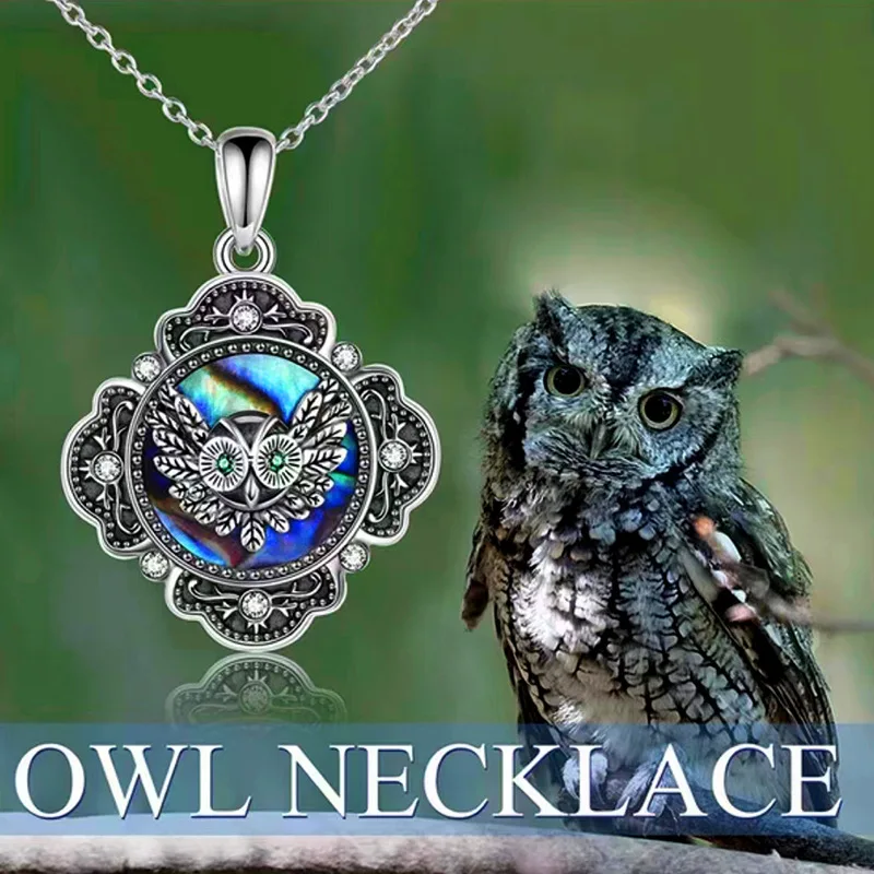 New Vintage Cute Fashion Multiple Animal Owl Necklaces for Men and Women European Owl Pendant Jewelry Trend