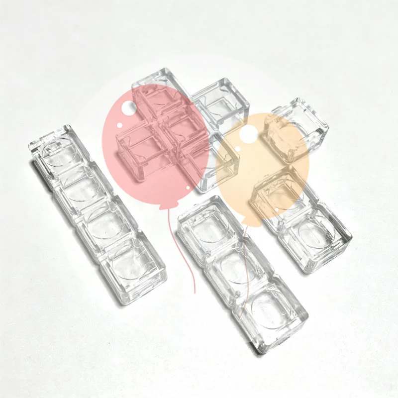DIY Clear Keyboard Stand Heat Resistant Desktop Riser with Keychain Fits Custom Keycaps Fidget for Desk Decor