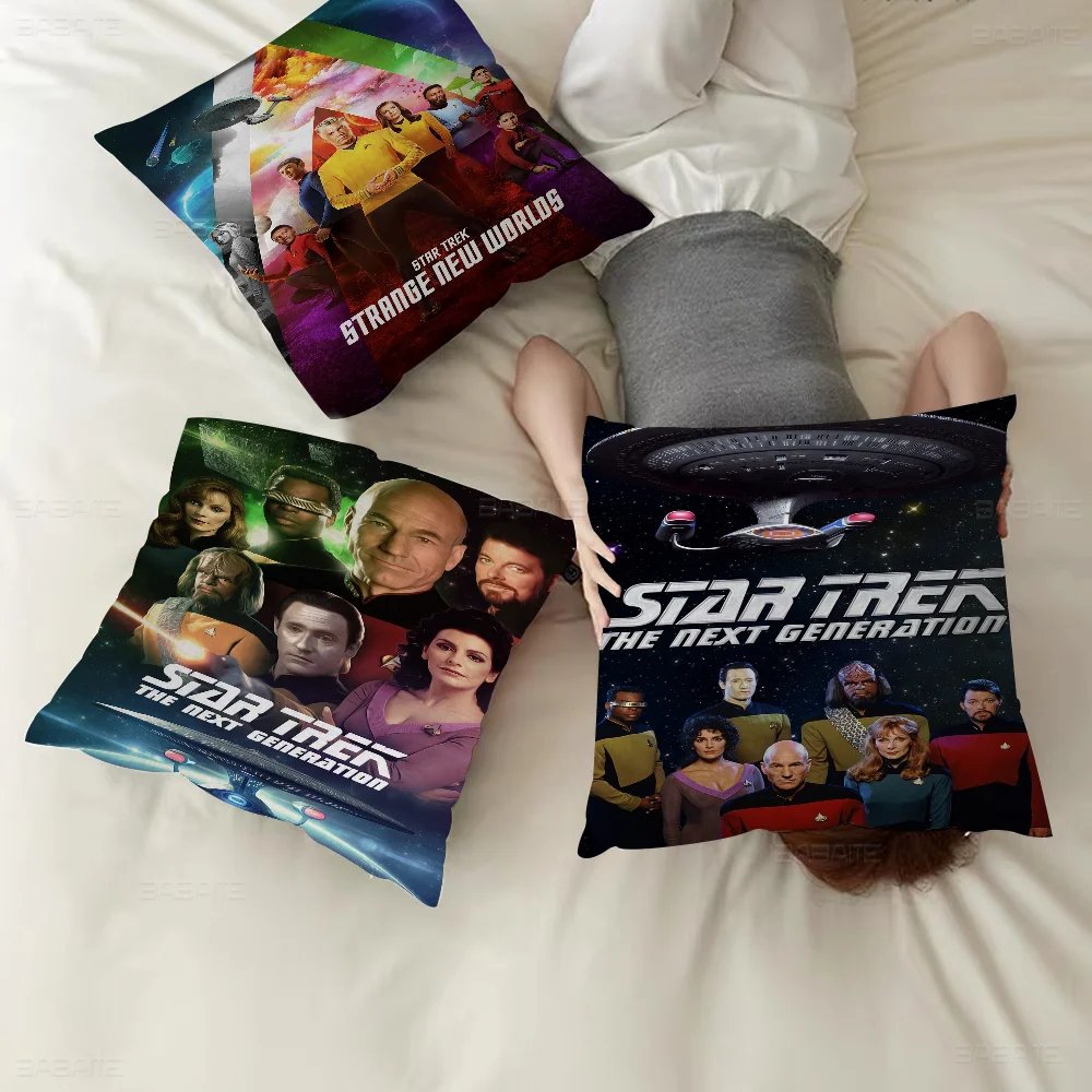 TV S-Star T-Trek Pillow Cover For Bedroom Room And Living Room Sofa Decorative Cushion Cover