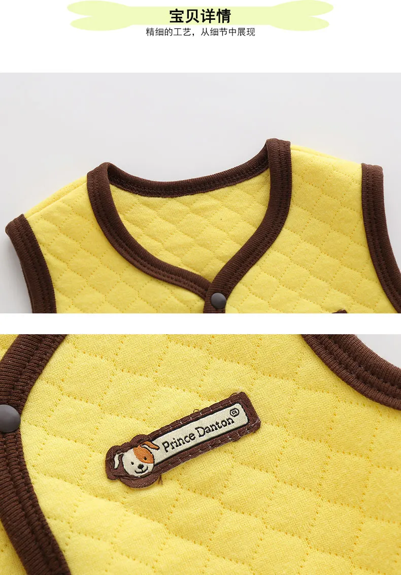 Baby weste aus reiner Baumwolle, Oberbekleidung für Frühling und Herbst, Kinder weste, Mädchen und Jungen, Typ a – Detail 8