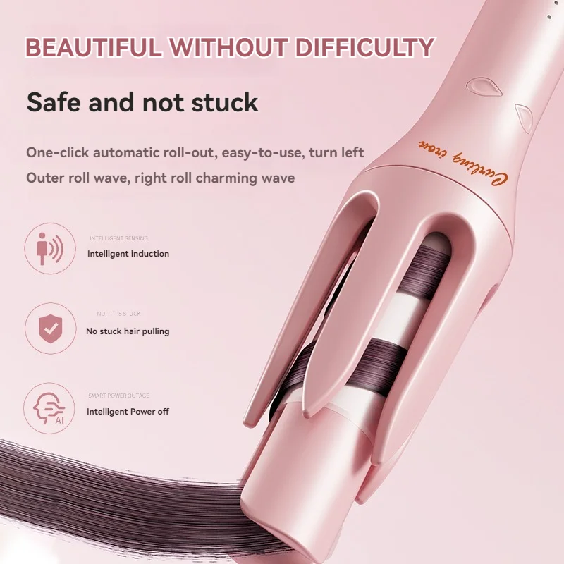 32mm Auto-Rotating Curling Iron, Rotating Curling Wand,Constant Temperature, Quick Styling, Hair Curler for All Hair Types