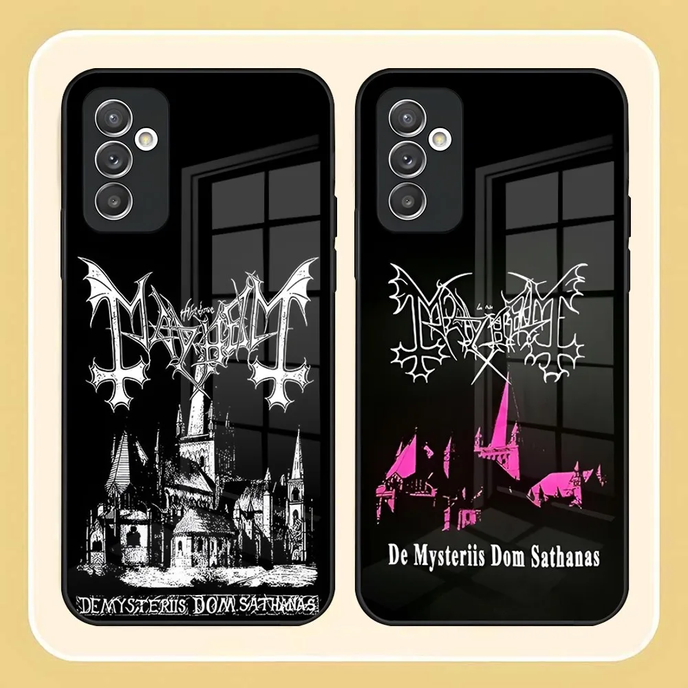 Mayhem Live In Leipzig Burzum Phone Case for Samsung S24 Ultra S23 S22 S20 Fe S21 Plus Galaxy A54 A34 A24 A53 M54 Note 20 Cover