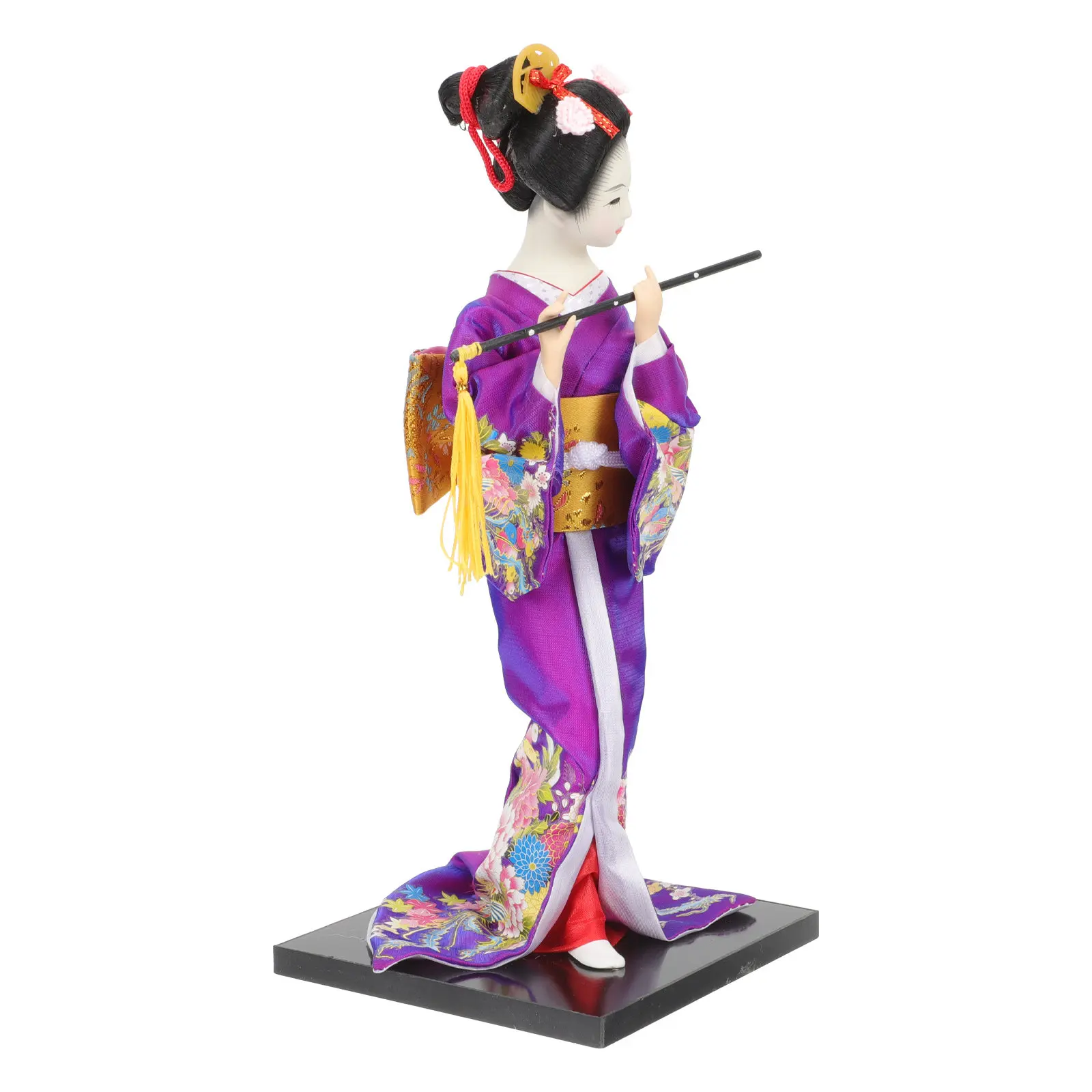 

Japanese Style Geisha Kimono Ornament Traditional Desktop Decoration Compact Home Office Adornment Creative Japanese Geisha