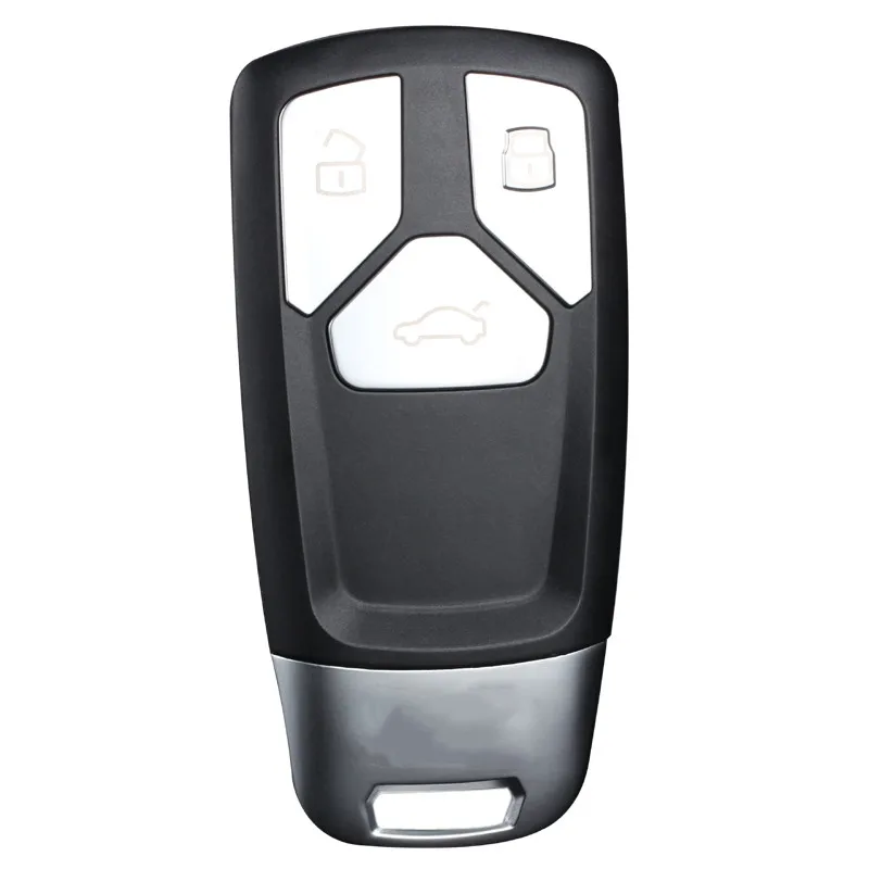 3 Buttons Remote Key Shell Case For Audi TT A4 A5 S4 S5 Q7 SQ7 A4L 2016 2017 2018 2019 Car Key Replacement Blank Car Accessories