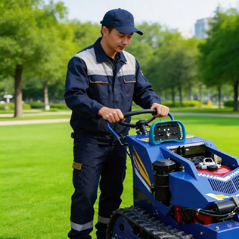 

Индивидуальная настройка настройки нарезки, измельчение травы с функцией отслеживания, радарная навигация, подходит для сельского хозяйства и лесного хозяйства, роторная косилка.