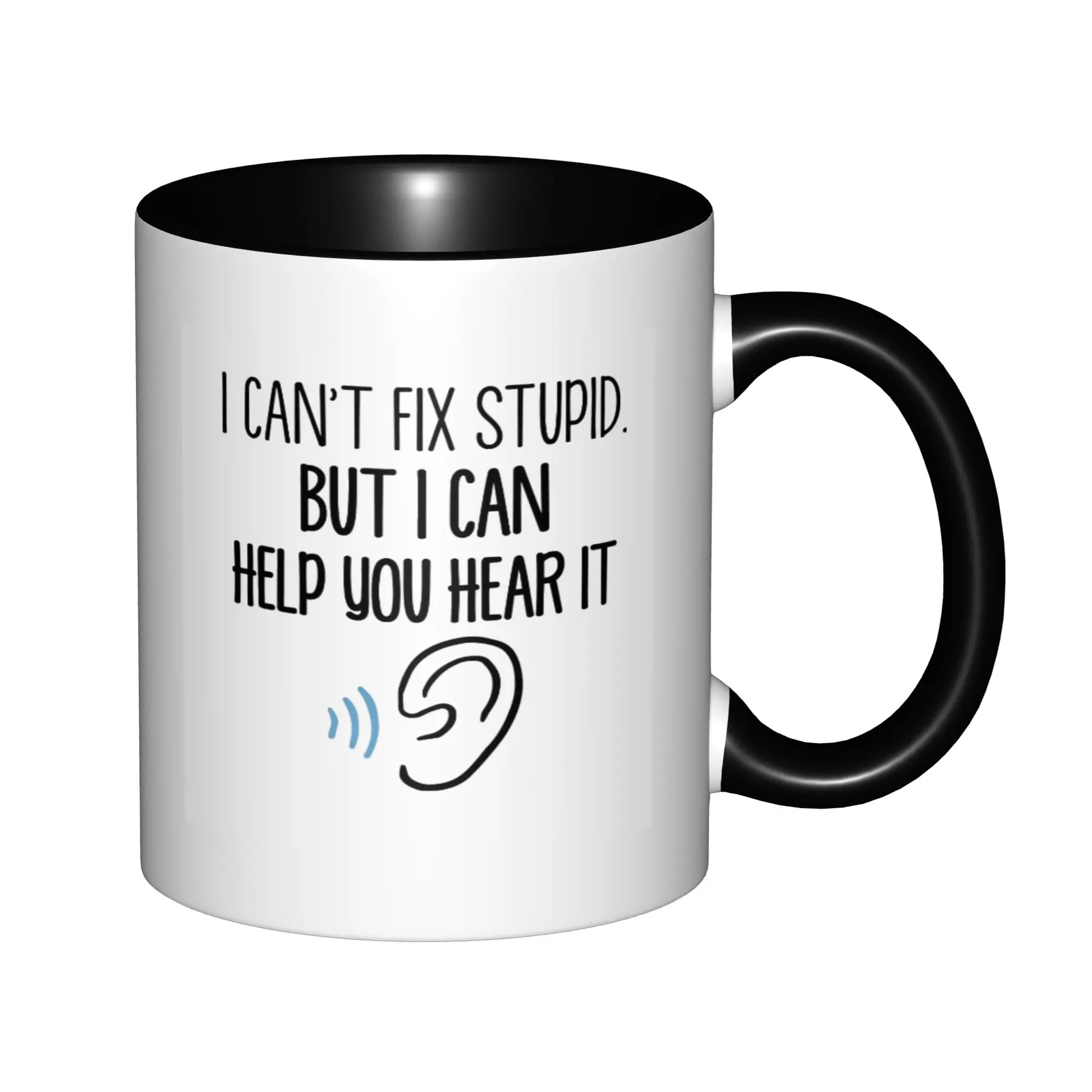 

Funny Audiologist Humorous Sarcastic Gift for Ear Doctor Mugs For Birthday Coffee Mugs Ceramic Tea Cups 11oz