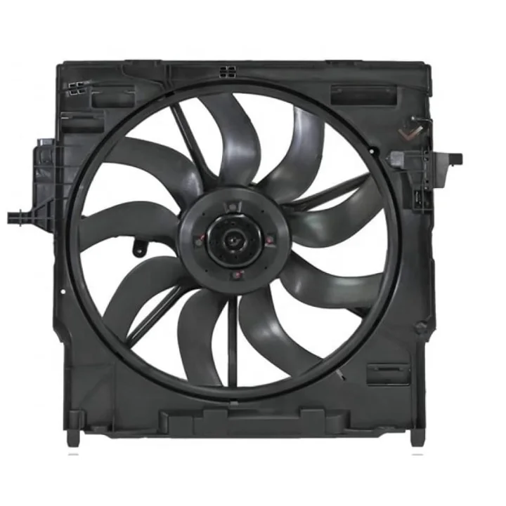 17427634471 for BMW F15 F85 X5 F16 F86 X6 Condenser Radiator Cooling Fan Water Radiator Fan Electronic Fan