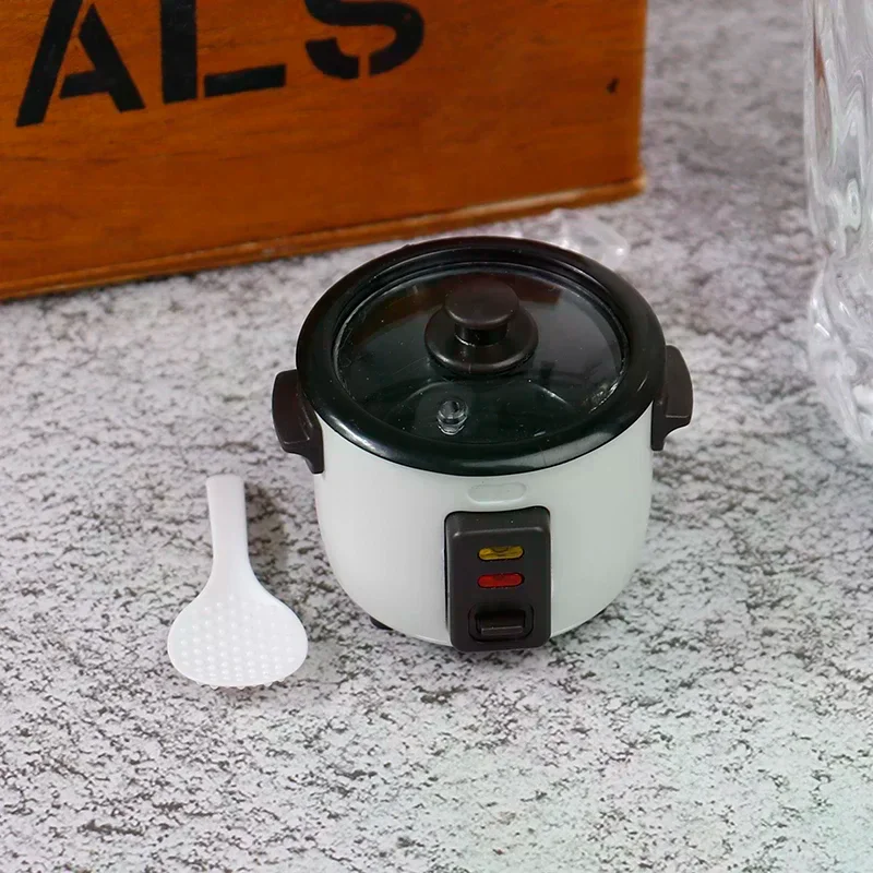 1 12 Scale Dollhouse Miniature Rice Cooker Simulation Kitchen Electrical Model  Scene Layout Doll Pretend Play Decor Accessory