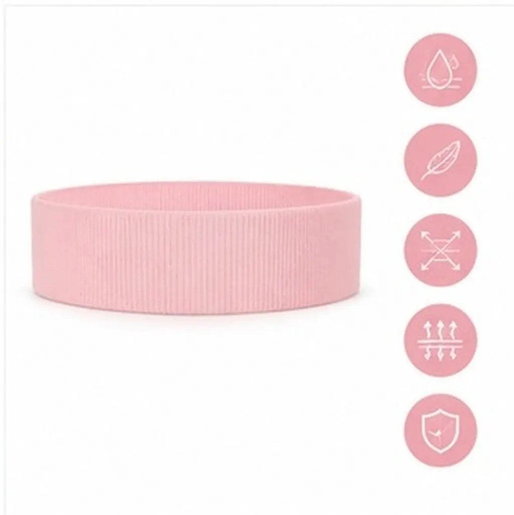 3Pcs Sports Absorbent Headbands Unisex Lightweight Elastic Nonslip Sweatproof for Running Yoga Gym Workout Sports Headbands