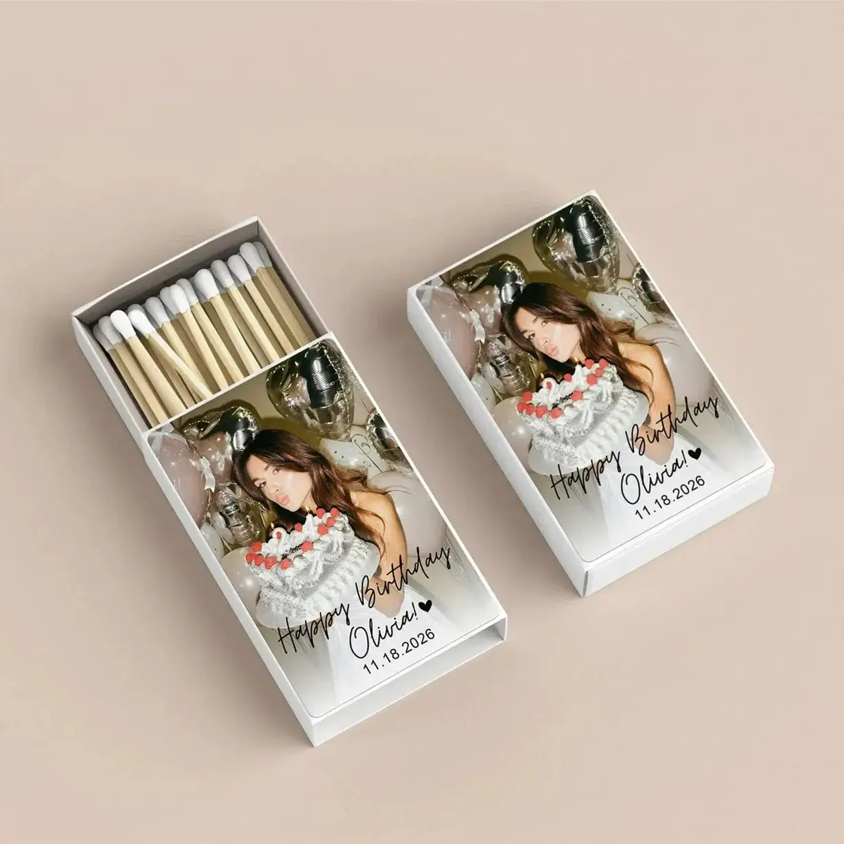 

Коробки для спичек на день рождения на заказ/Книга для спичек на заказ/Спортивные коробочки для фотографий на заказ/Свадебные сувениры/Сувениры на день рождения/День рождения 30 спичек/Par