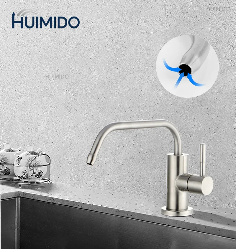 Water Filter Faucet Lead-Free Purifier Filtered Faucet Fits Reverse Osmosis Units or Water Filtration System Kitchen RO Faucet