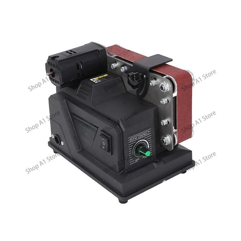 Belt Sander Portable Sander Mini Flat Sander Woodworking Household Artifact Small Sandpaper Machine Polishing Machine