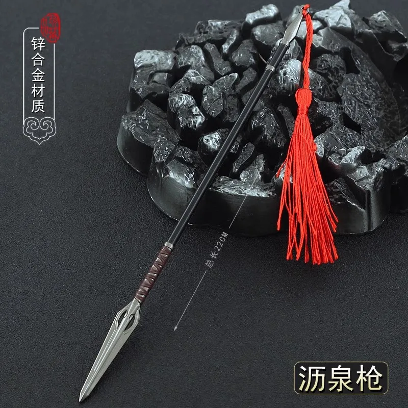 1/6 22CM Soldier Miniature Cold Weapons Yue Fei Liquan Long Spear Model Toy Accessories Fit 12'' Action Figure In Stock