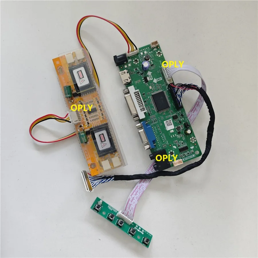 

Плата контроллера LVDS HDMI-совместимый комплект M.NT68676 для M201EW02 M201EW02 VB/V8 20,1 "панель DVI VGA дисплей DIY 4 CCFL 1680X1050