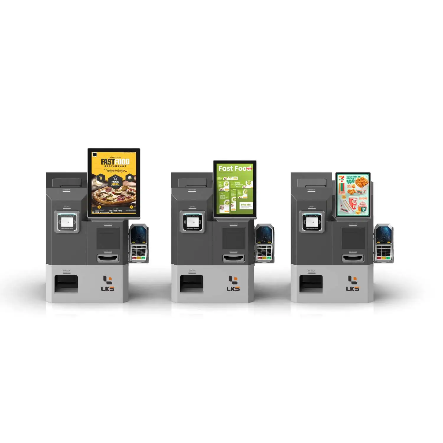 

Multifunctional 15.6" All-in-One POS - Banknote/Coin Acceptor, Credit Card & QR Code Reader with ID/Passport Support