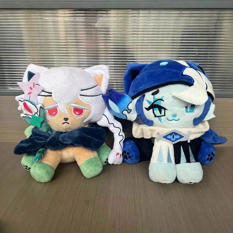 New Cookie Run Kingdom Plush Toy Game Characters Anime Cartoon Stuffed Doll Shadow Milk Cookie Plushie Merch Soft Game Toy Gift