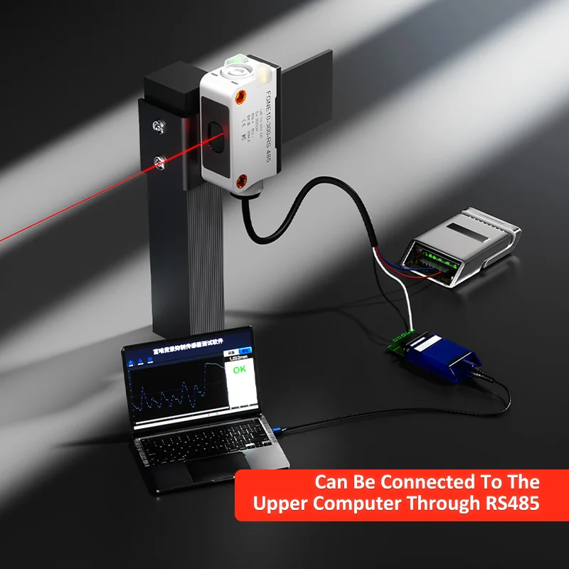 FGNE10-300-RS485 Detection 300cm Modbus RS485 Background Suppression TOF Photoelectric Sensor