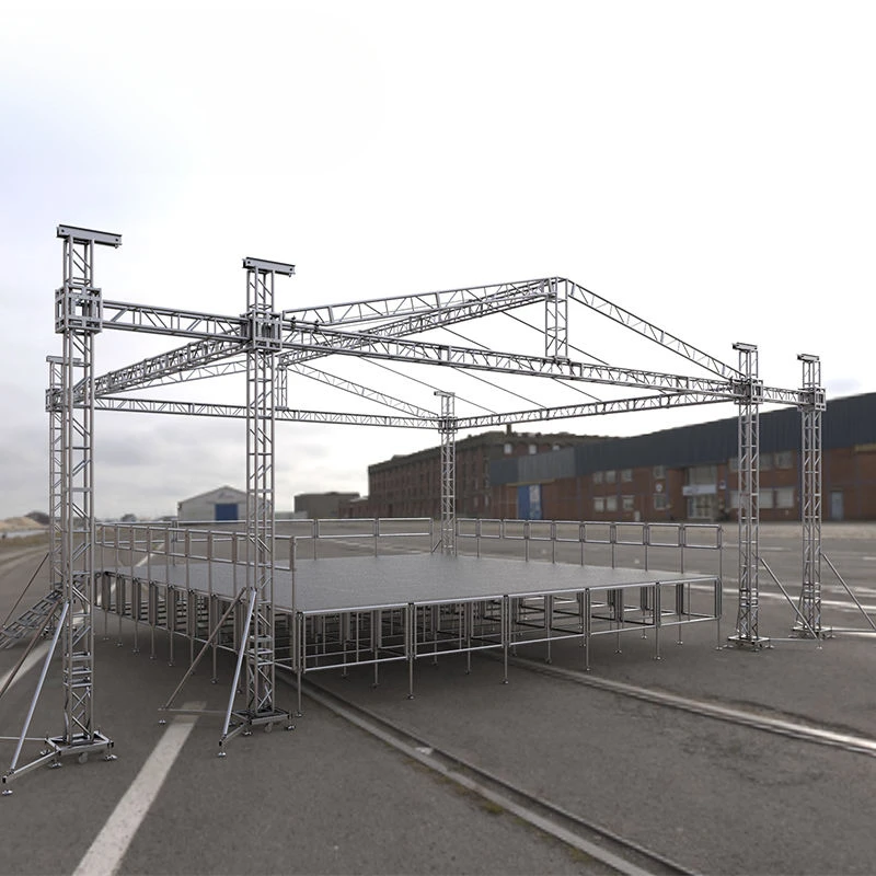 Outdoor Customized Led Screen Aluminum Truss Display Lighting Event Bolt Spigot Stage Truss Roof System