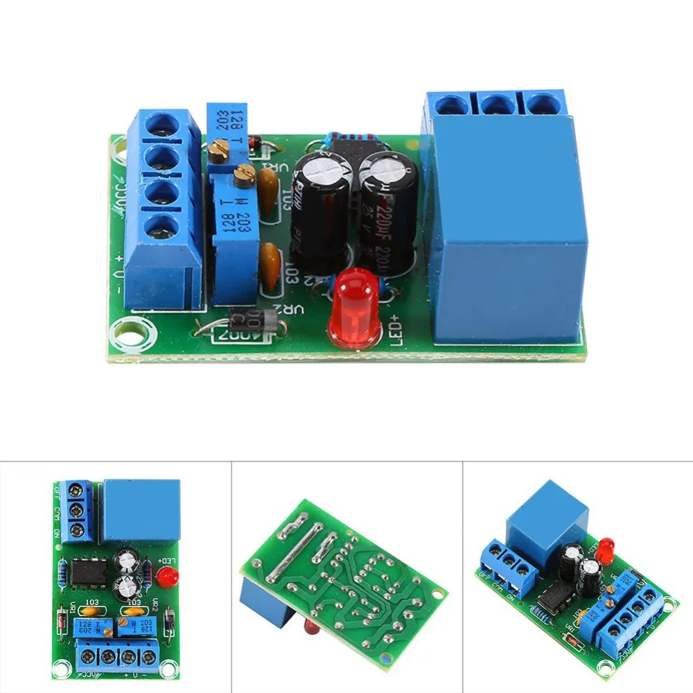 12V DC Battery Charging Controller Automatic Stop Relay Board Automatic Charging Module Emergency Power Controller Board