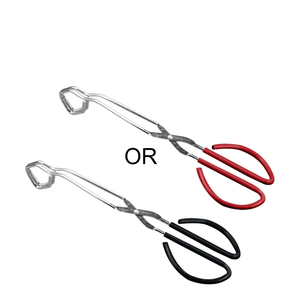 Food Tongs Scissor Style Stainless Steel with Comfortable Grip Handle for Cooking Grilling and Buffet Serving 105 12 15 Inch