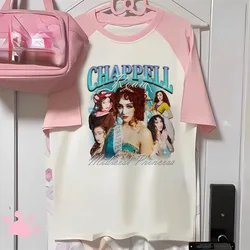 Chappell Roan T Shirt Vrouwen Japanse Harajuku Zomer T-Shirts Vrouwen Y 2K Kleding