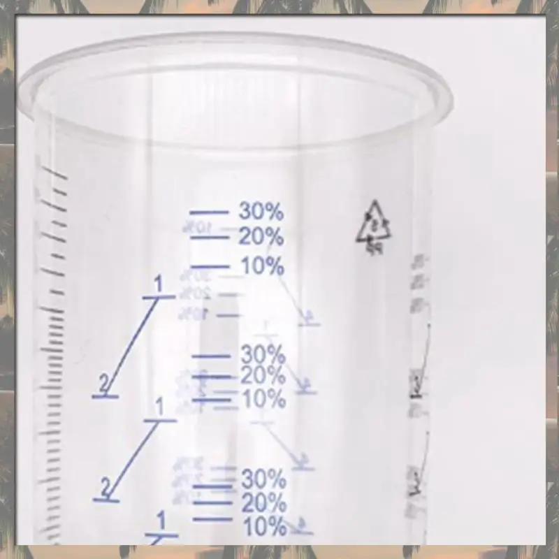 

A70U New 25 Plastic Paint Mixing Cups 600Ml Mixing Container For Precise Mixing Of Paint And Liquid (Random Color)