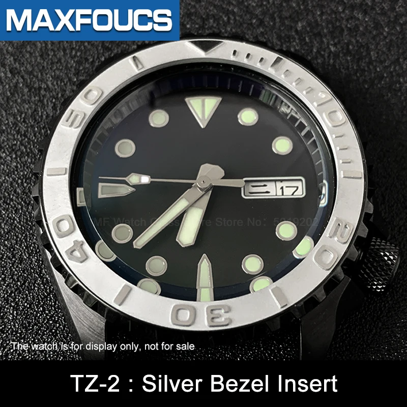 Flat ceramic bezel insert 38*31.5mm Convex word For SKX007 SKX009 SKX011 MOD watch parts