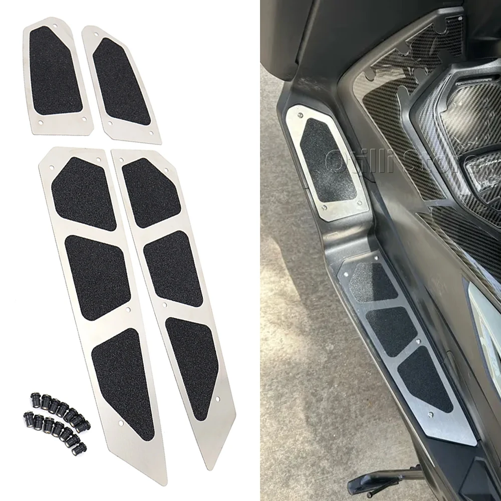 

For Honda FORZA NSS 350 300 Motorcycle Accessories Footrest Foot Pads Pedal Plate Pedals 2018 2019 2020 2021 2022